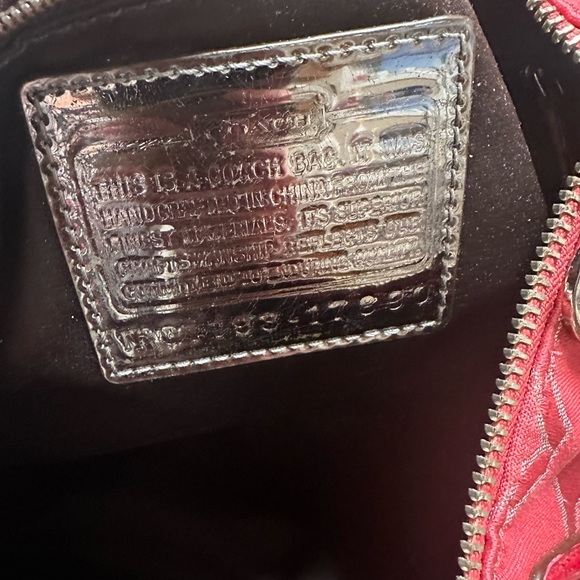 Coach coral tote - Picture 6 of 7